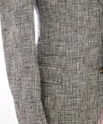 ELEVENTY - "WOOL/SILK/LINEN" PLATINUM Black & Ivory Fleck Suit - 40 (50 EU)