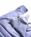 $400 ZANELLA - Blue Micro Check Textured Flat Front Wool Dress Pants - 32W