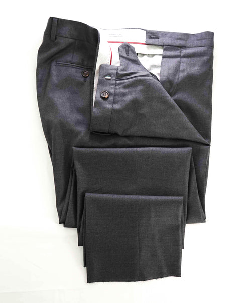 $825 BRUNELLO CUCINELLI - WOOL *CLOSET STAPLE* Gray Dress Pants - 40W