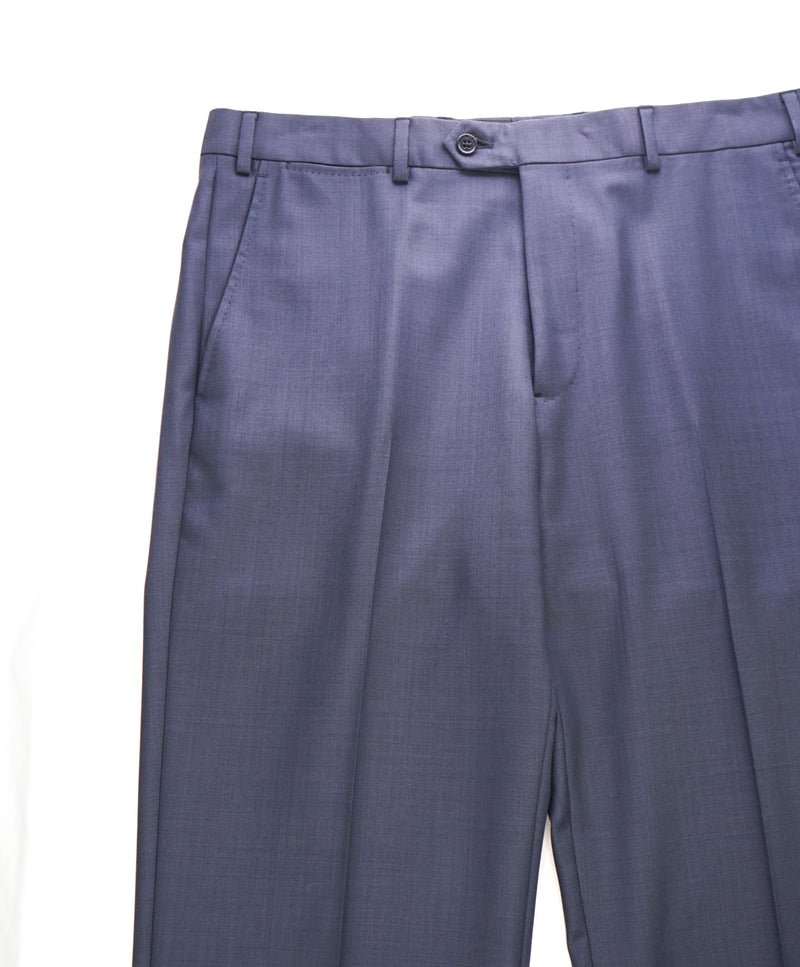 ARMANI COLLEZIONI - Steel Blue *CLOSET STAPLE* Flat Front Dress Pants - 34W