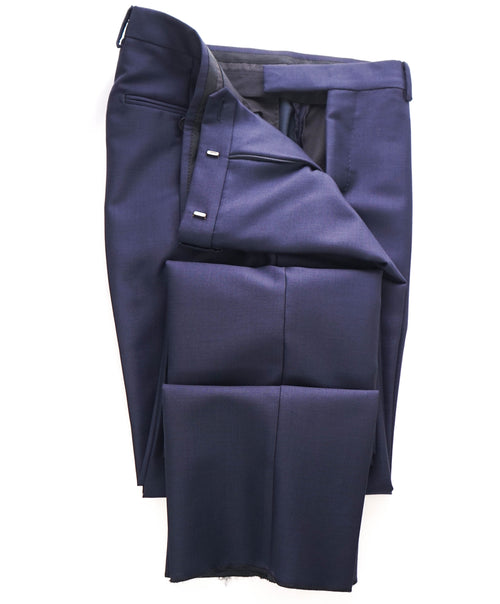 Z ZEGNA - Navy Blue *CLOSET STAPLE* Flat Front Wool Dress Pants - 34W