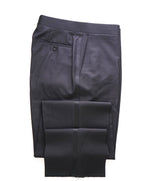 CANALI - *CLOSET STAPLE* Black Tux Flat Front Dinner Pants - 42W