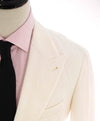 $1,245 ELEVENTY - White Linen Wide Knit Jacket Blazer- 40 (50EU)