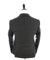 $1,895 ARMANI COLLEZIONI - Peak Lapel Charcoal Gray Suit "Slim Drop 8" - 38R