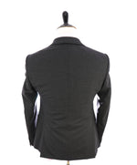$1,895 ARMANI COLLEZIONI - Peak Lapel Charcoal Gray Suit "Slim Drop 8"-  38R