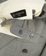 CORNELIANI - "Super 150's Extrafine" Double Breasted 16,25 Micron Gray Suit - 40R