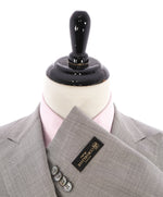CORNELIANI - "Super 150's Extrafine" Double Breasted 16,25 Micron Gray Suit - 40R