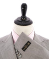 CORNELIANI - "Super 150's Extrafine" Double Breasted 16,25 Micron Gray Suit - 40R