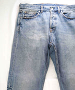 $795 ELEVENTY - Blue Cotton Washed Denim Casual Pants LOGO Jeans - 33W