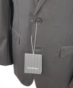 ERMENEGILDO ZEGNA - "15 MILMIL 15" Black Check Plaid Premium Fabric Suit - 40R