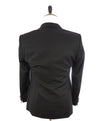 HUGO BOSS - PEAK LAPEL Super 100 Solid Black 1-Button Tuxedo Suit - 36S