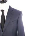 ERMENEGILDO ZEGNA -"TROFEO" *CLOSET STAPLE* Blue Textured Suit - 44S