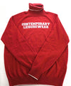 $1,195 ELEVENTY - *PURE CASHMERE* Red Leisure Turtleneck Ribbed Sweater - M