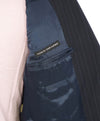 ERMENEGILDO ZEGNA - "CLASSIC" SAKS FIFTH AVENUE Blue Tonal Stripe Suit - 40S
