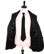 ERMENEGILDO ZEGNA - By SAKS FIFTH AVENUE "Peak" Black Tuxedo Suit - 42L