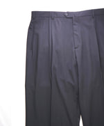 GIORGIO ARMANI - *CLOSET STAPLE* Solid Black Flat Front Dress Pants - 40W
