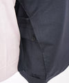 EIDOS - Blue Navy Pindot "TENERO" 2-3 Button Roll Lapel Wool Suit  - 44R