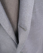 EIDOS - Blue Navy Pindot "TENERO" 2-3 Button Roll Lapel Wool Suit  - 44R
