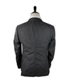 EIDOS - Gray Abstract Plaid Check Pattern Wool/Silk/Linen Suit - 40R