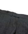 EIDOS - Gray Abstract Plaid Check Pattern Wool/Silk/Linen Suit - 40R