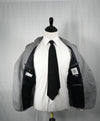 ELEVENTY - Semi-Lined Gray 2-3 Button Roll Lapel Suit - 40R