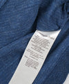 ERMENEGILDO ZEGNA - Blue Tipped Polo Shirt W Engraved Buttons - L