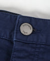 ERMENEGILDO ZEGNA - Blue 5-Pocket Washed Chino Jeans Logo Detailing  - 36W