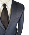 ERMENEGILDO ZEGNA -Blue Windowpane 2-Button Blazer Slim Fit- 38R
