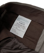 ERMENEGILDO ZEGNA - Brown & Gray Birdseye Pleated Wool Trousers  - 40W