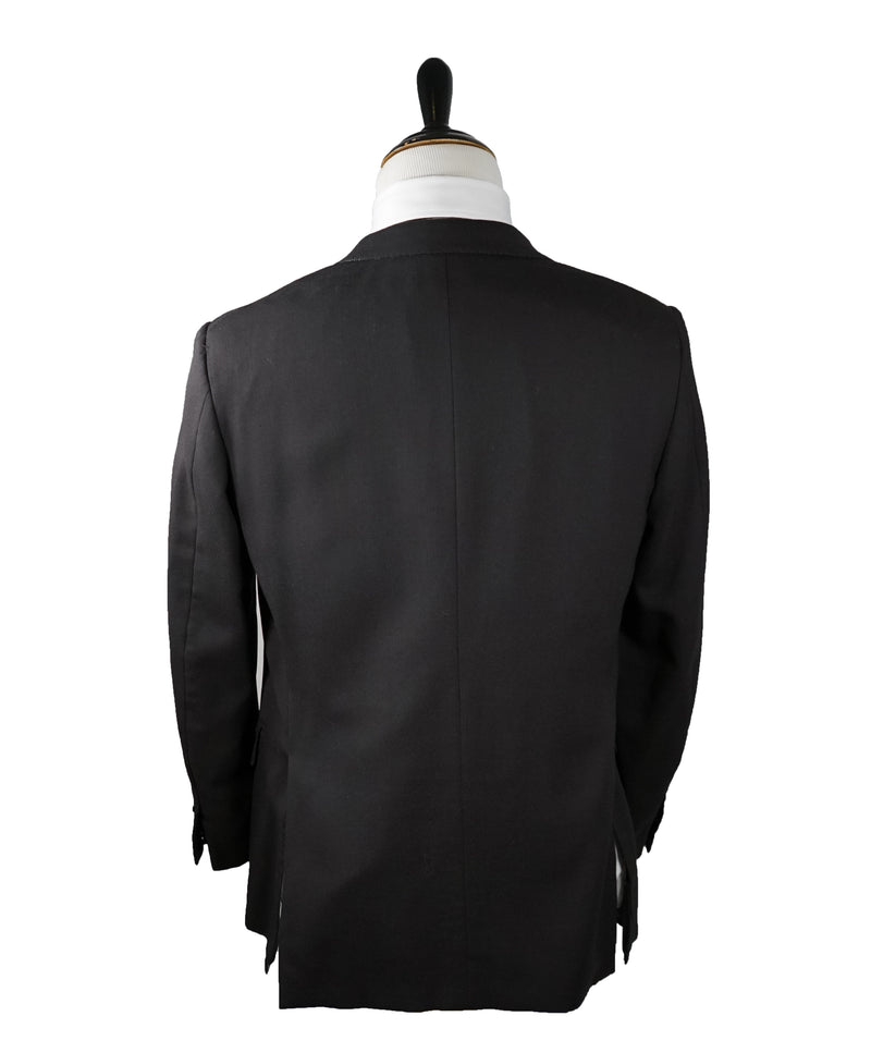 ERMENEGILDO ZEGNA - “Cool Effect” Black Hopsack Weave “10 Pocket" Blazer - 40R