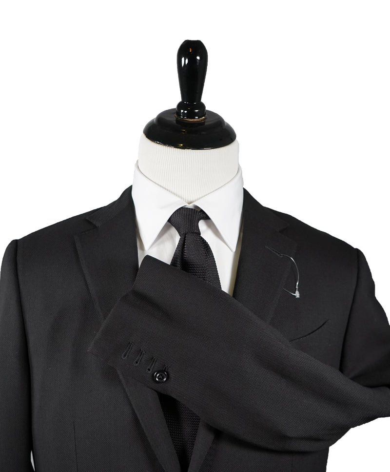 ERMENEGILDO ZEGNA - “Cool Effect” Black Hopsack Weave “10 Pocket" Blazer - 40R