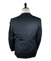 ERMENEGILDO ZEGNA -“Multiseason" Navy & Blue Birdseye Notch Lapel Suit - 40S