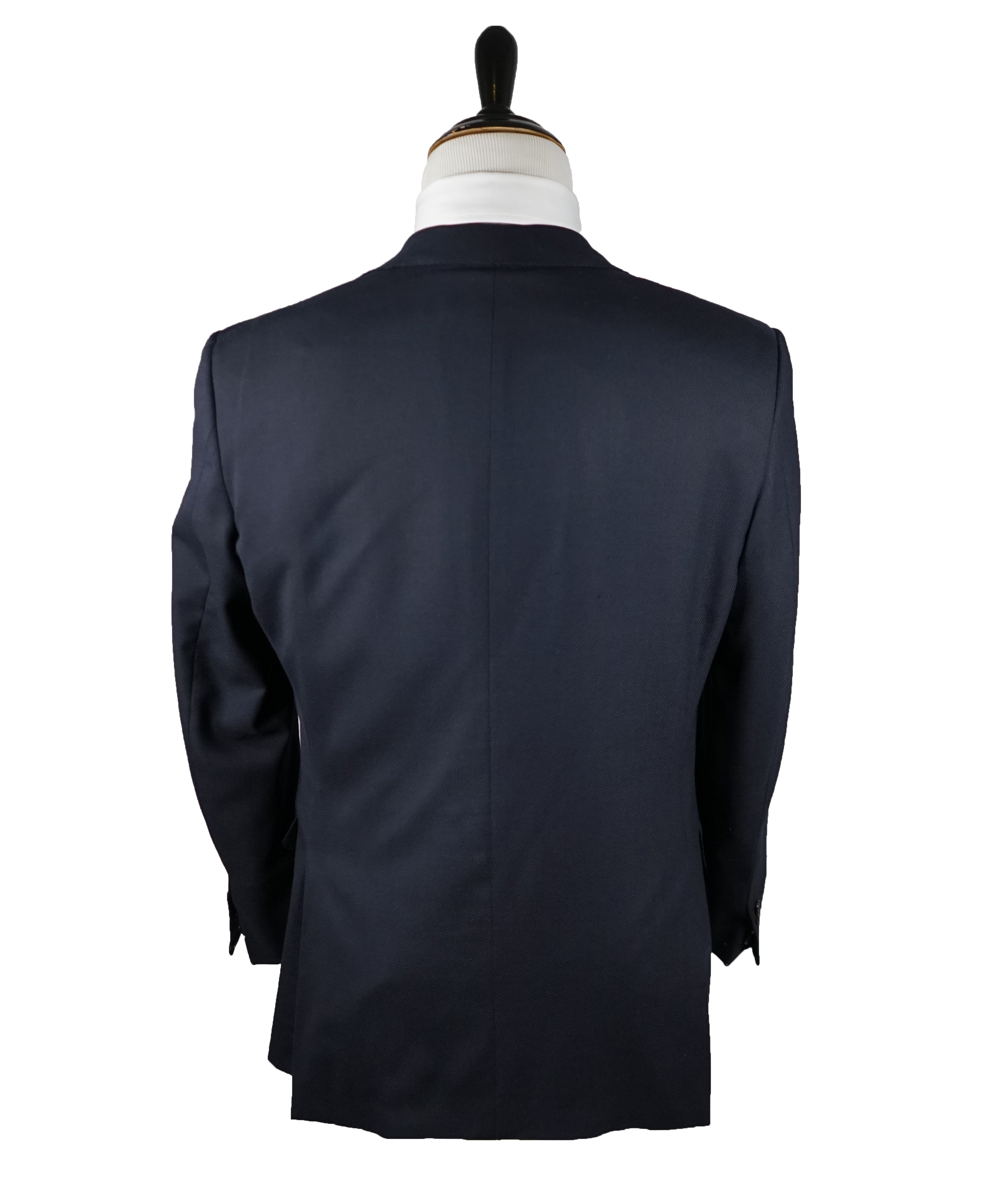 ERMENEGILDO ZEGNA - Navy Royal Weave “Cool Effect” Blazer - 40R