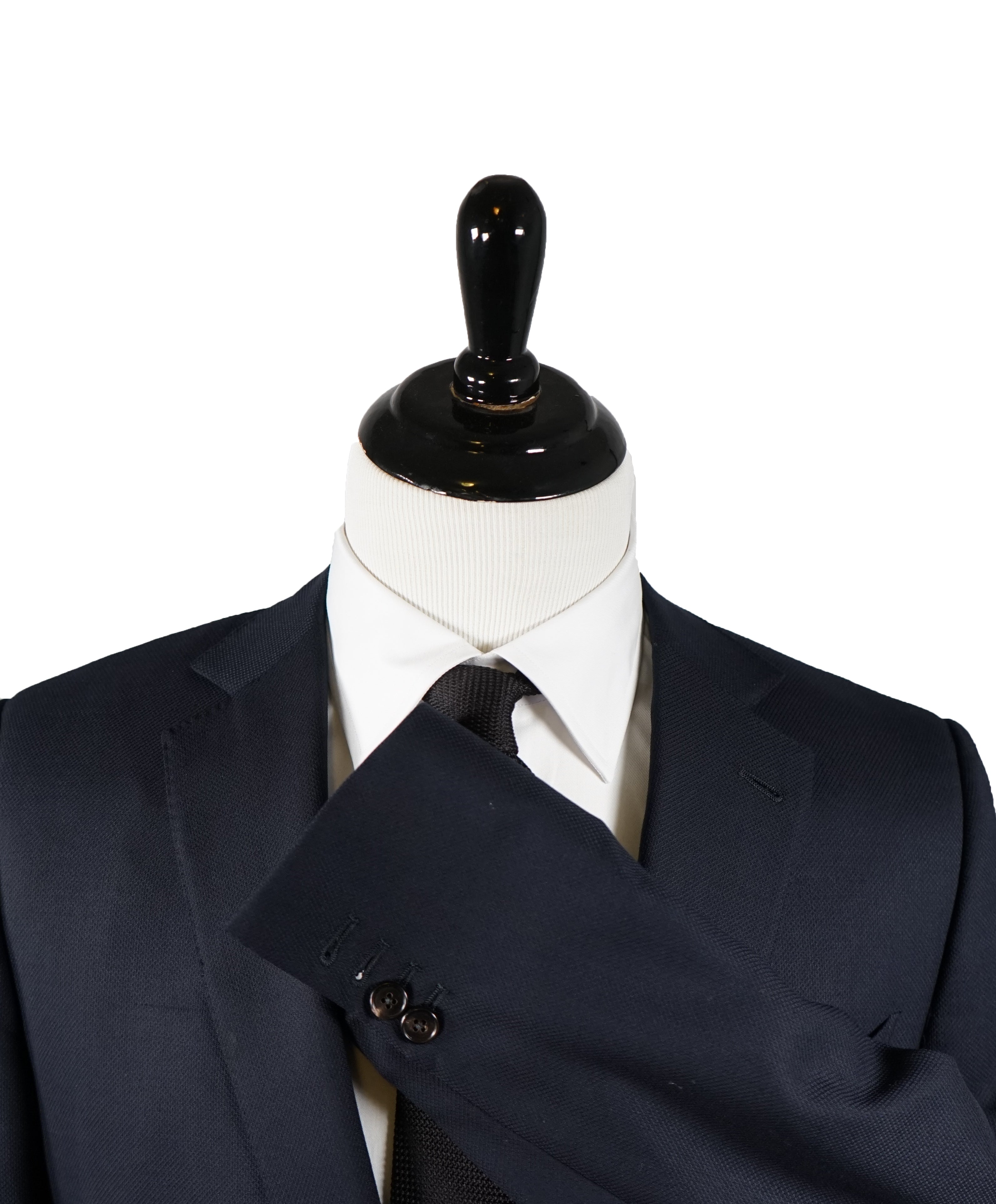 ERMENEGILDO ZEGNA - Navy Royal Weave “Cool Effect” Blazer - 40R