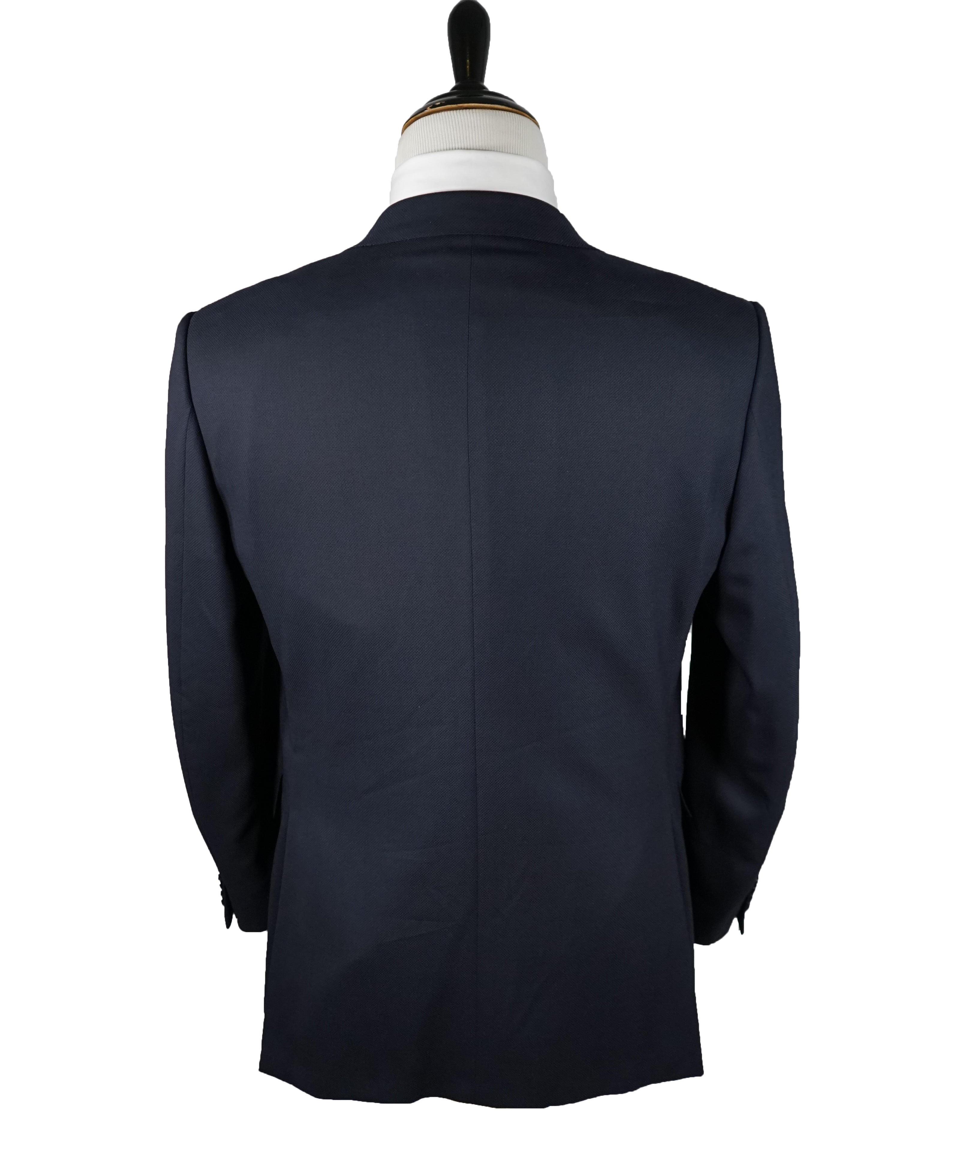 ERMENEGILDO ZEGNA - Navy Royal Weave “Cool Effect” Blazer - 42R