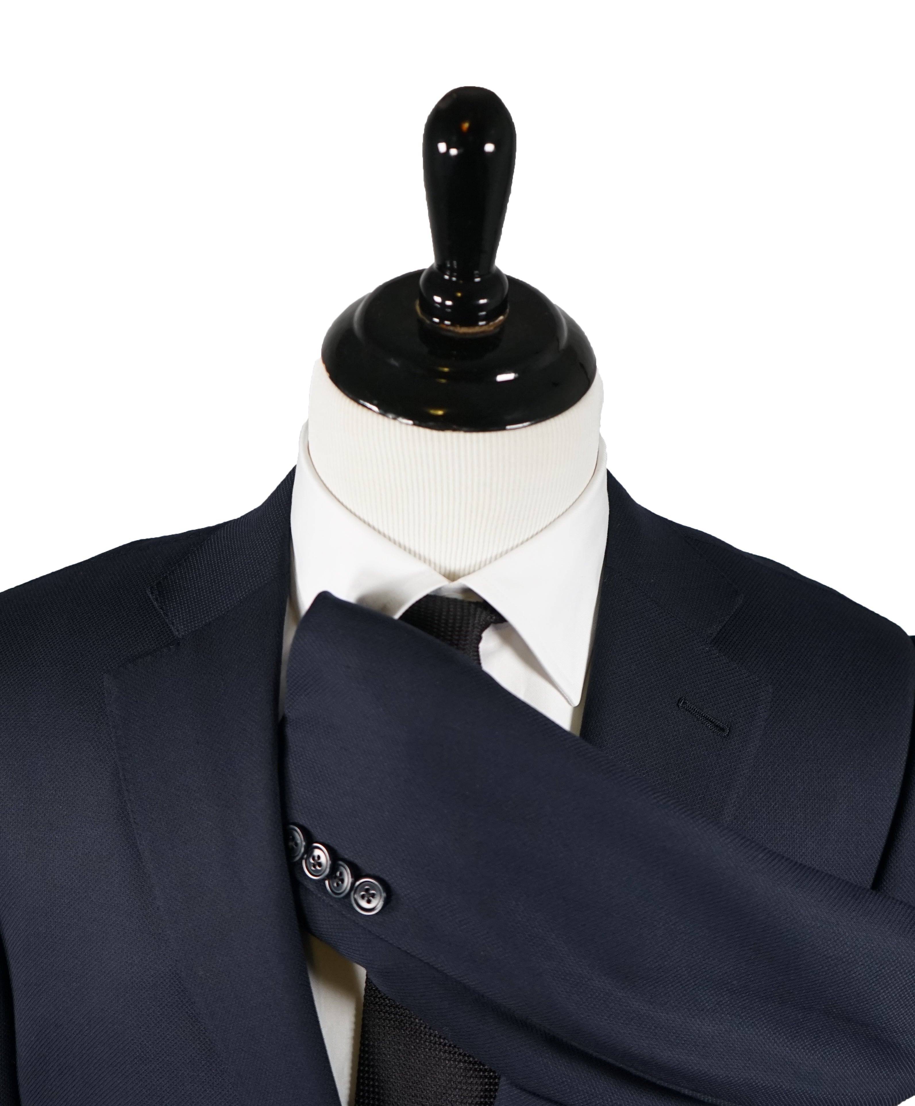ERMENEGILDO ZEGNA - Navy Royal Weave “Cool Effect” Blazer - 42R
