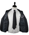 ERMENEGILDO ZEGNA - Solid Black “Microsphere” Wool Suit - 36R