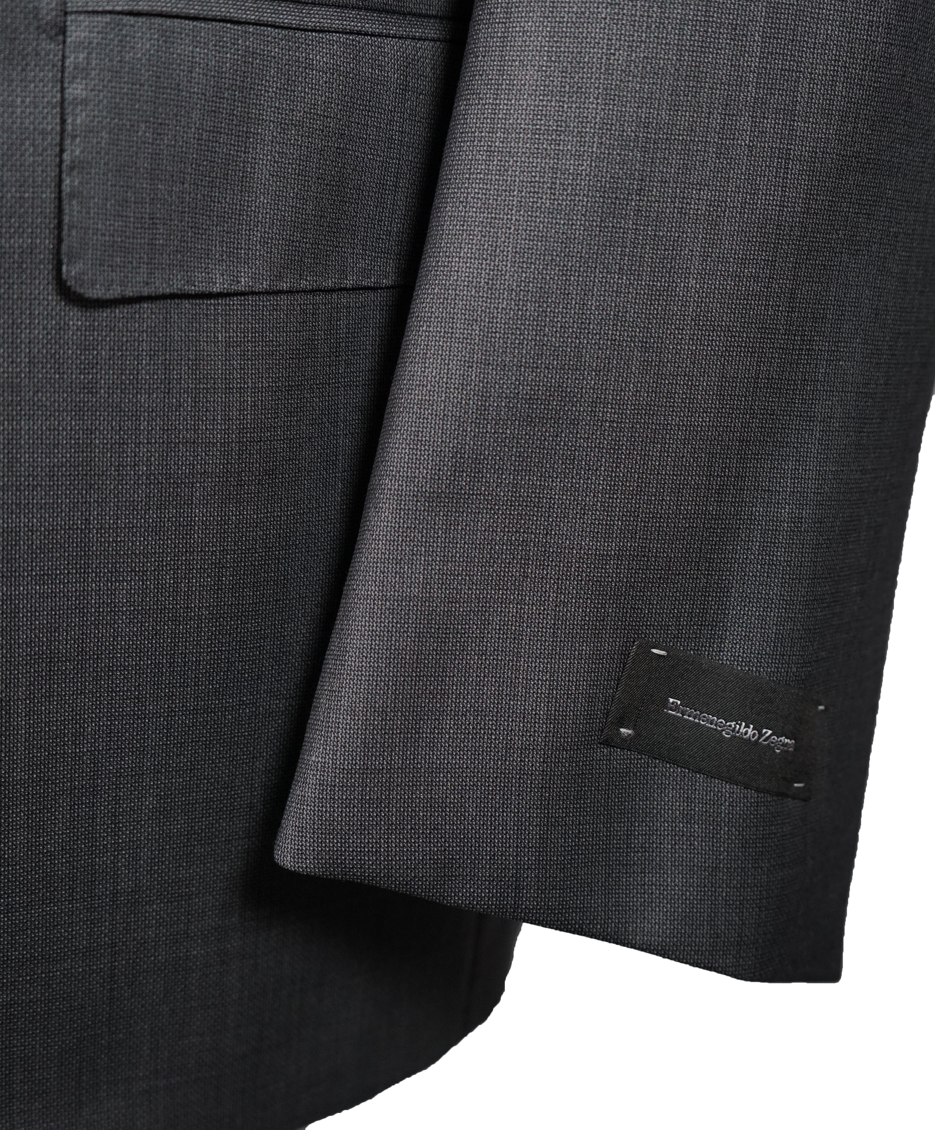 ERMENEGILDO ZEGNA - “Traveller Micronsphere” Collection Gray Blazer - 44R