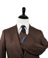 ERMENEGILDO ZEGNA CLOTH - 14 Microns Brown Check Cashmere/Silk/Wool Blazer - 40R