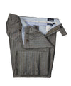 FACONNABLE - Gray & Blue Chalk Stripe Linen Blend Suit - 38S