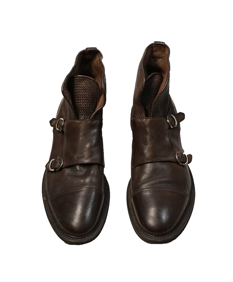 FRATELLI ROSSETTI - Distressed Woven Ankle Boots - 11US