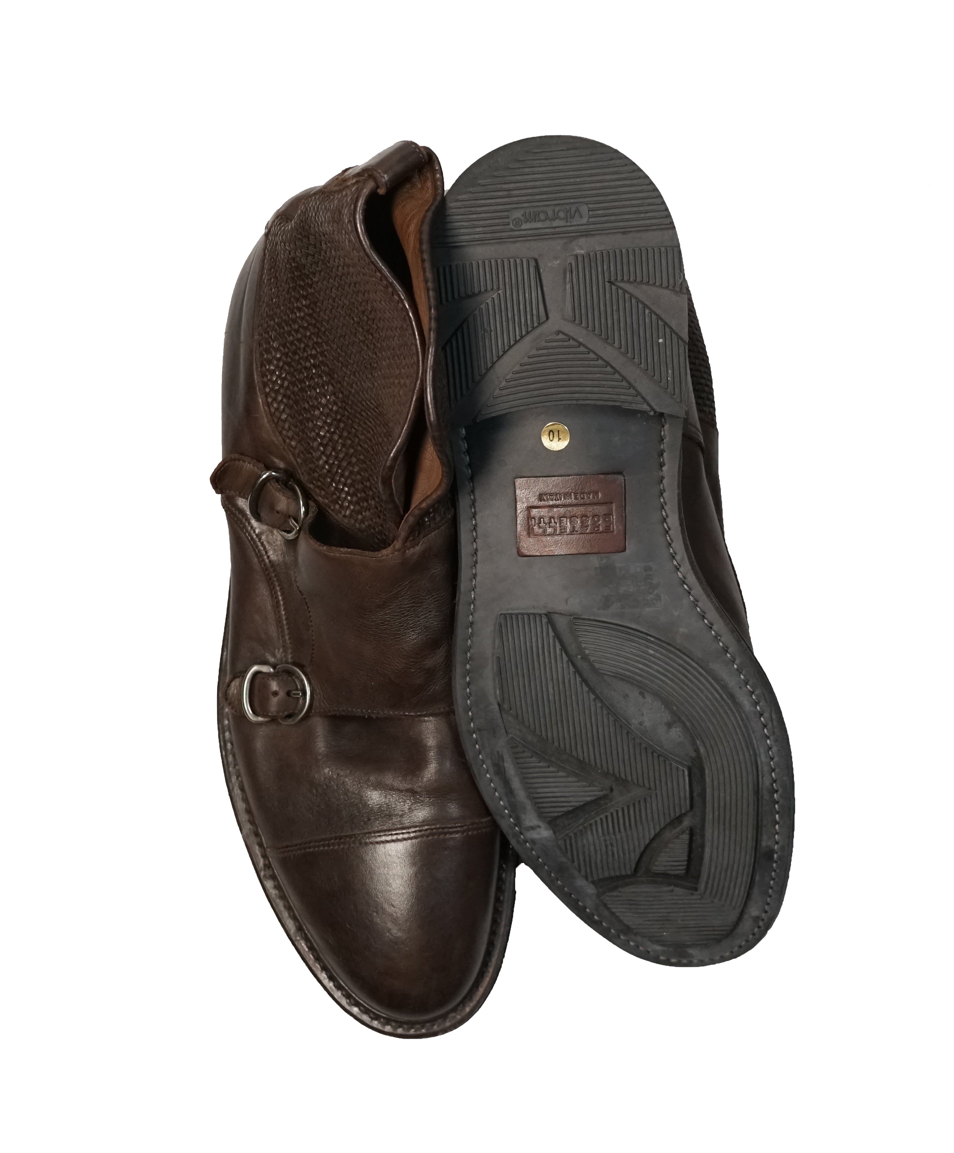 FRATELLI ROSSETTI - Distressed Woven Ankle Boots - 11US