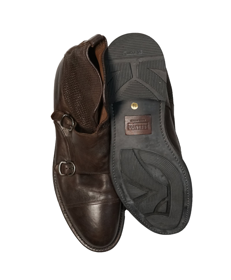 FRATELLI ROSSETTI - Distressed Woven Ankle Boots - 11US