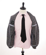 GIORGIO ARMANI - “UPTON” Wool/Silk/Linen Bold Glen Plaid Check Blazer -  42S