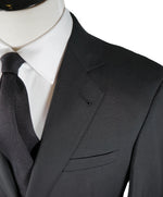 GIORGIO ARMANI-Black Wool/Mohair Suit Tailored for FORBES BILLIONARE "JUAN C ESCOTET”-42R