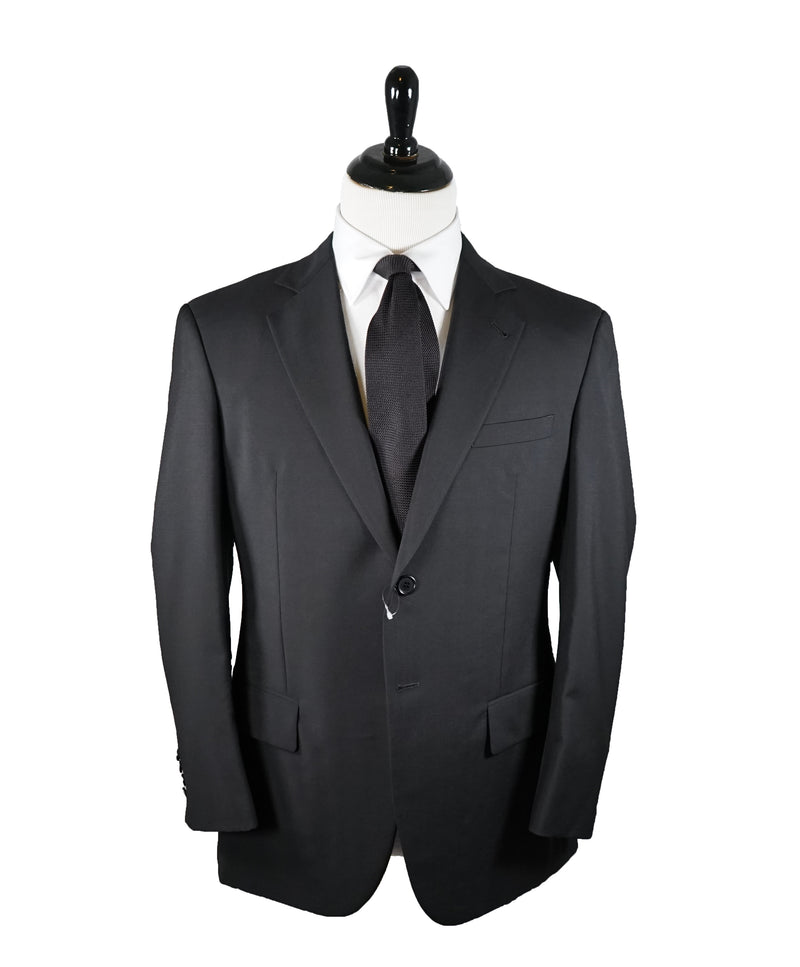GIORGIO ARMANI-Black Wool/Mohair Suit Tailored for FORBES BILLIONARE "JUAN C ESCOTET”-42R