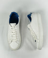 GIVENCHY - “Knot” White Iconic Sneaker With Blue & Gold Logo Back - 9