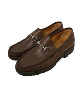 GUCCI - Horse-bit Loafers Brown Iconic Style - 10.5