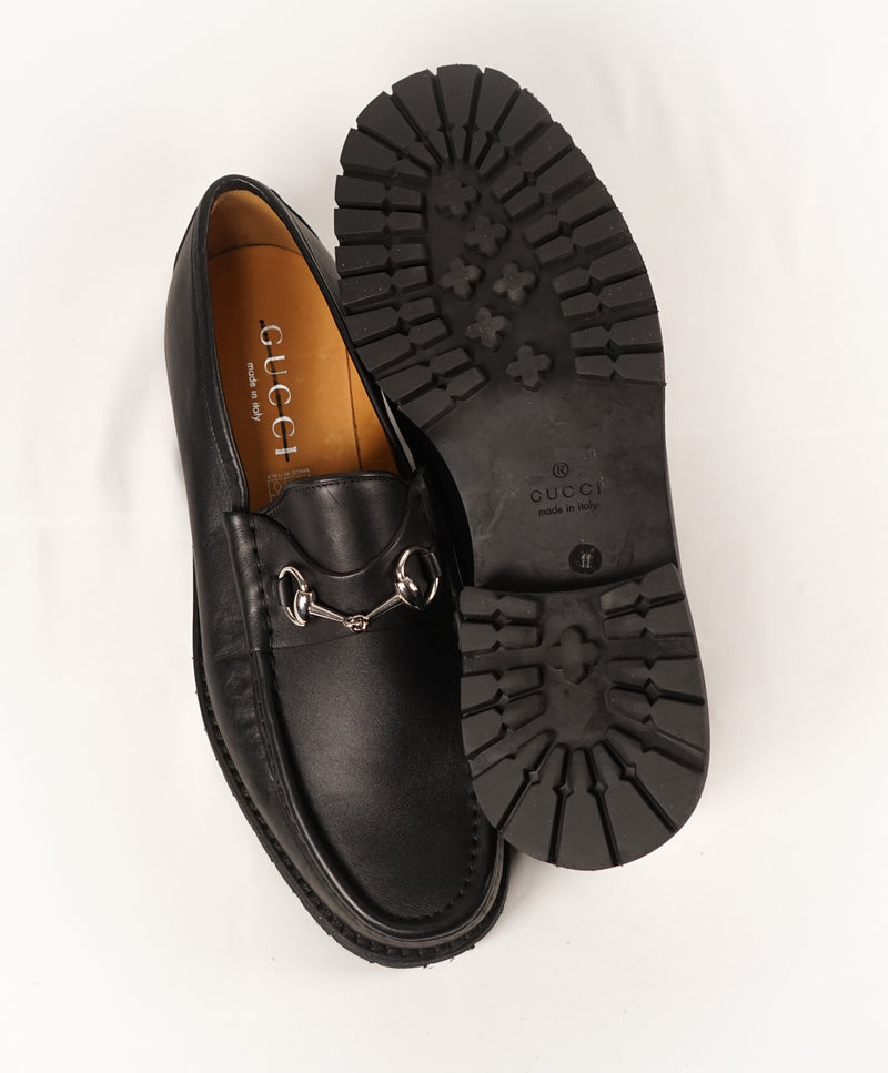 GUCCI - Horse-bit Loafers Black Iconic Style - 12