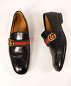 GUCCI - GG Interlocking Gold Bit Web Loafers “Donnie” - 11.5